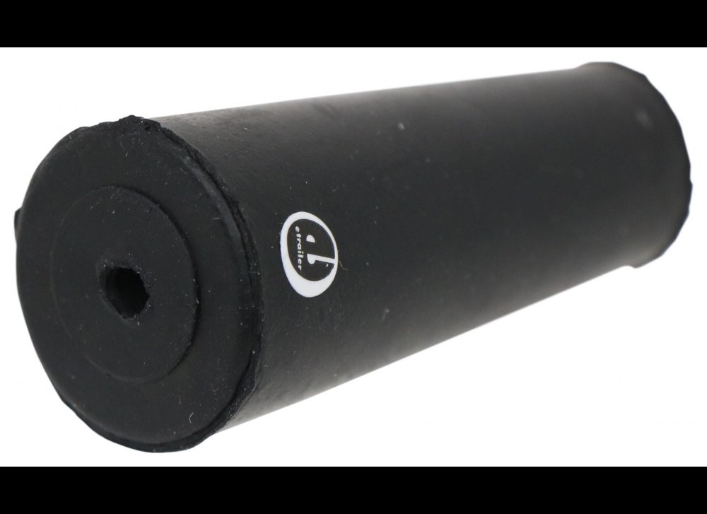 UNIVERSAL RV DOOR BUMPER, BLACK, 2-1/4"T X 1"W AT BASE