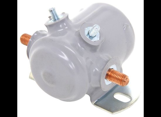 POLLAK DUMP TRAILER, STARTER SOLENOID FOR HD PUMP, 4 POST, 12V 100 AMP, PVC, CONTINUOUS, UL LISTED
