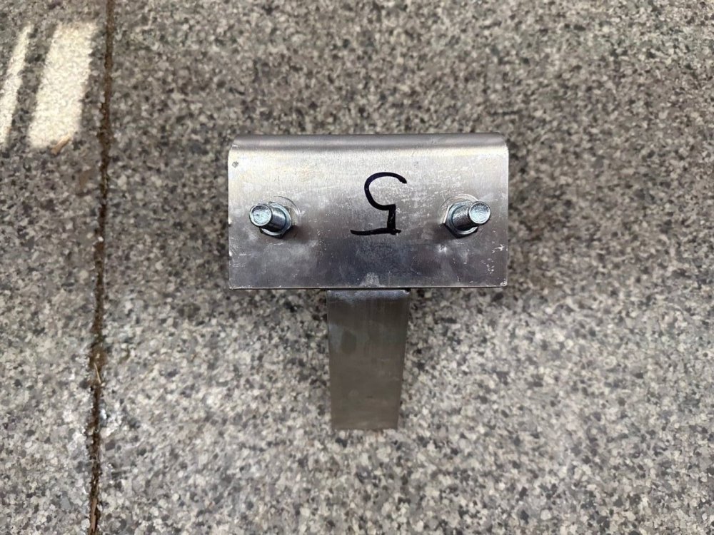 LEGEND ALUMINUM WELD ON SPARE TIRE CARRIER / MOUNT , 5 LUG - FOR OPEN DELUXE MODELS