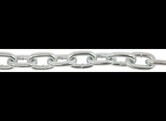 35" LONG SAFETY CHAIN WITH 3/8" LINKS, CLEVIS HOOK WITH LATCH, G43, CLASS 4, 15K CAPACITY