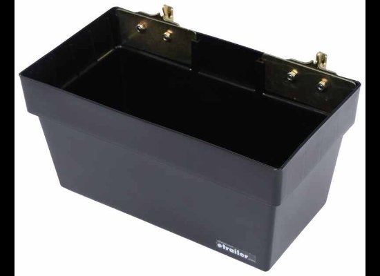 E-TRACK STORAGE BIN, PLASTIC, 12" X 6" X 6" - 30lbs WLL, 100lbs CAPACITY