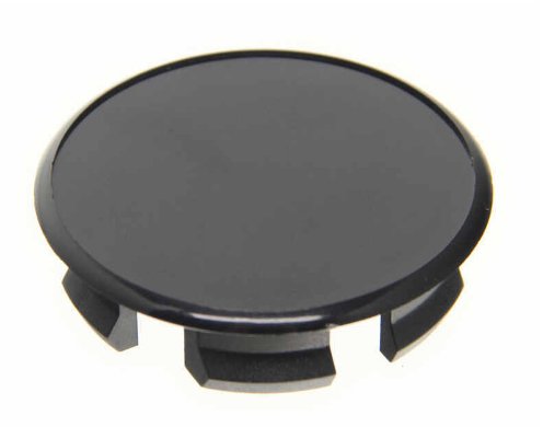 BLACK CENTER CAP PLUG - SNAP IN FOR TRAILER CENTER CAP WHEEL O.D. 2-1/16" , FOR 1-7/8" HOLE