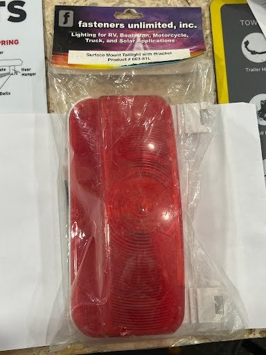 PS SURFACE MOUNT TAIL LIGHT, FASTENERS UNLIMITED