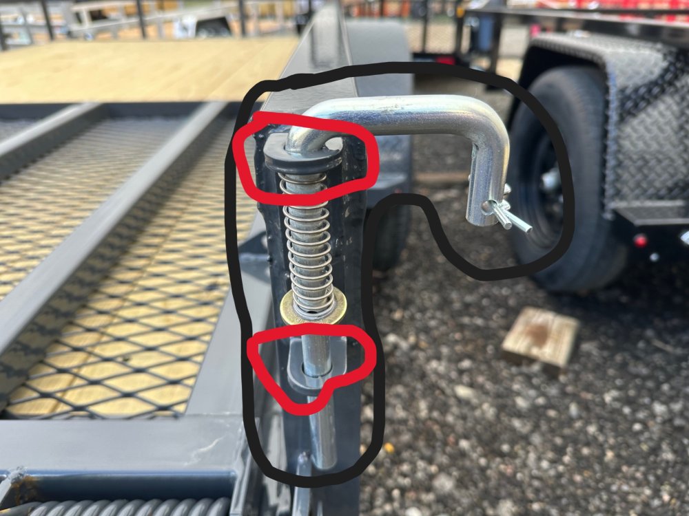 LAMAR GATE PIN ASSEMBLY - ALL PARTS INCLUDED