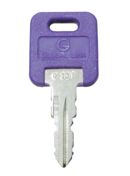 G387 GLOBAL LINK BITTED KEY WITH KEY CODE STAMP