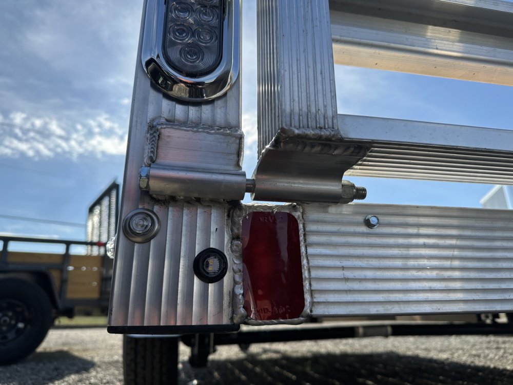 SPORT HAVEN 2 TAB ALUMINUM WELD ON HINGE, FOR AUT UTILITY RAMP GATE
