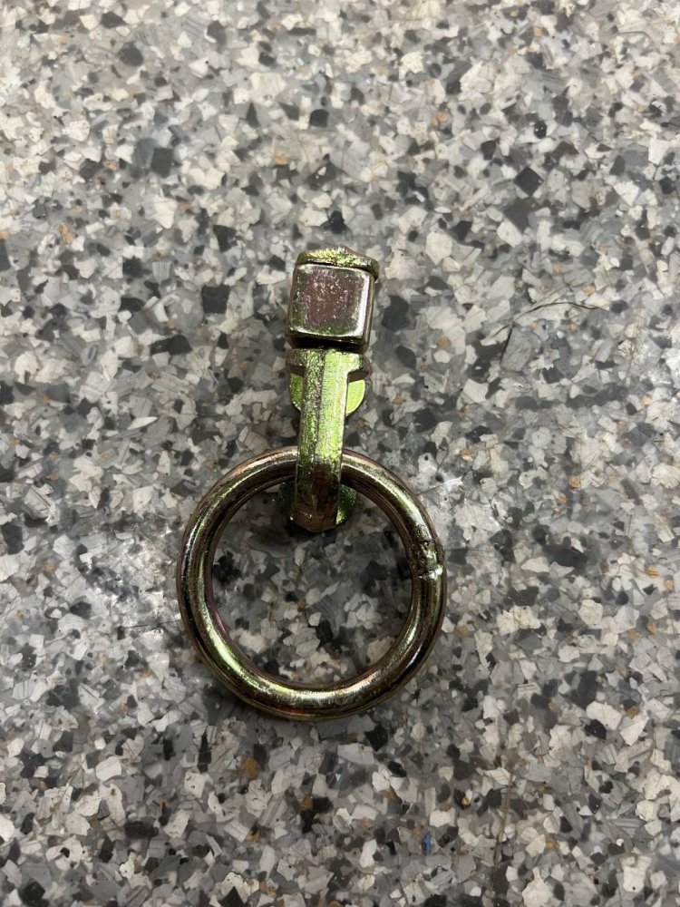 DOUBLE STUD TIE DOWN W/ O-RING, 1666 LBS, BS 5000 LBS