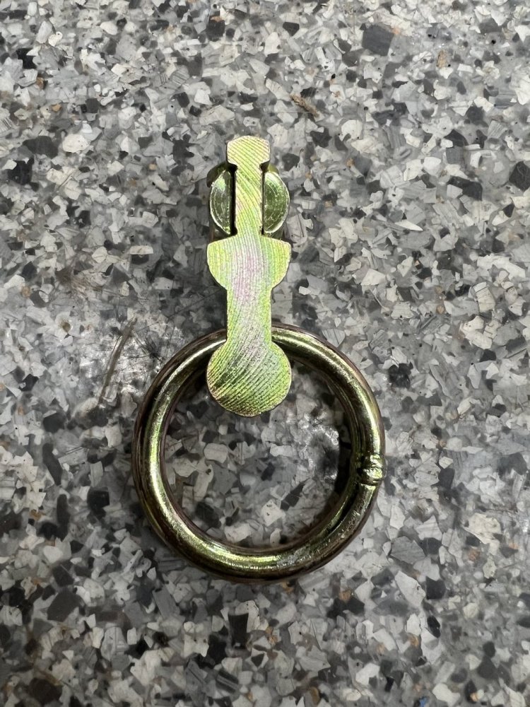 DOUBLE STUD TIE DOWN W/ O-RING, 1666 LBS, BS 5000 LBS