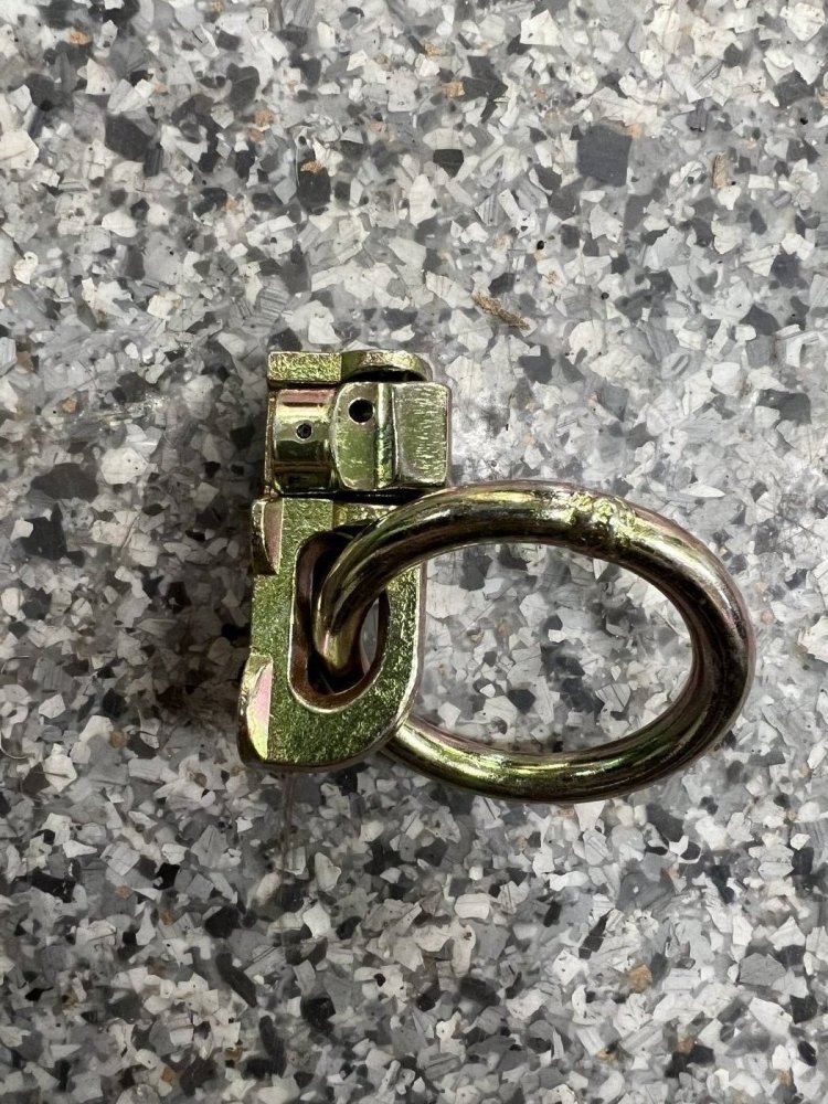 DOUBLE STUD TIE DOWN W/ O-RING, 1666 LBS, BS 5000 LBS