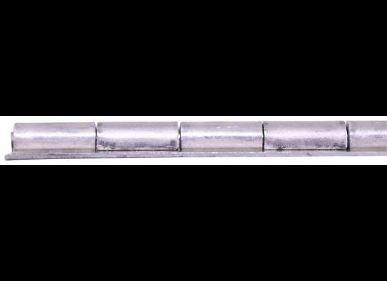 PIANO HINGE, 6' L X 3" W, 1/4" PIN DIAMETER - ALUMINUM