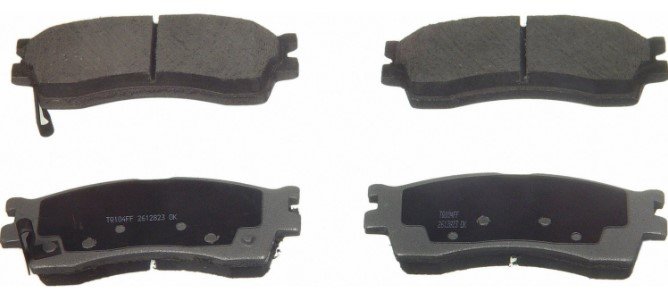 RANGER / RANGER TRAILER HYDRAULIC DISC BRAKE PAD SET FOR 1 AXLE, CERAMIC PADS