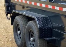 SURE-TRAC 10"X15.5"X72" DOUBLE BRAKE TA ATP STEEL BACK FENDER - COMMON ON DUMP TRAILERS