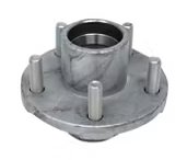 TPP IDLER HUB 2.2K, STUDS AND RACES ONLY, FOR BT8 SPINDLE, 5X4.5 , 5 ON 4.5, GALVANIZED MARINE