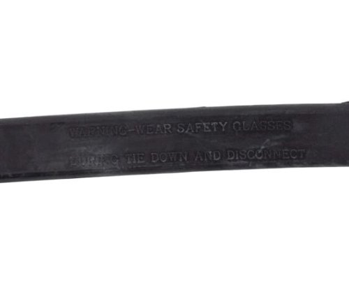 21" NATURAL RUBBER BUNGEE STRAP, CORD, CRIMPED S HOOK, MAX STRETCH 32"
