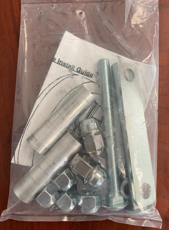 SPORT HAVEN SPARE TIRE MOUNT KIT, AUT 5 LUG