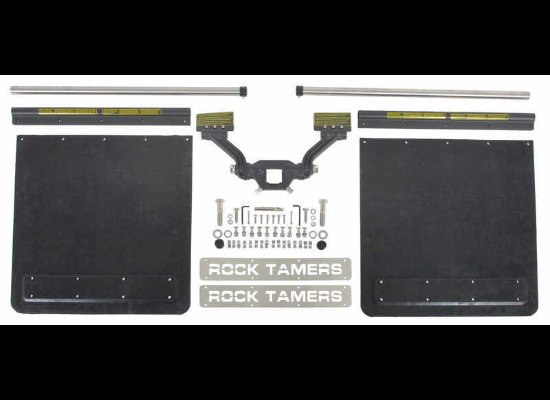 ROCK TAMERS HD, ADJUSTABLE MUD FLAP SYSTEM FOR 2-1/2" HITCH