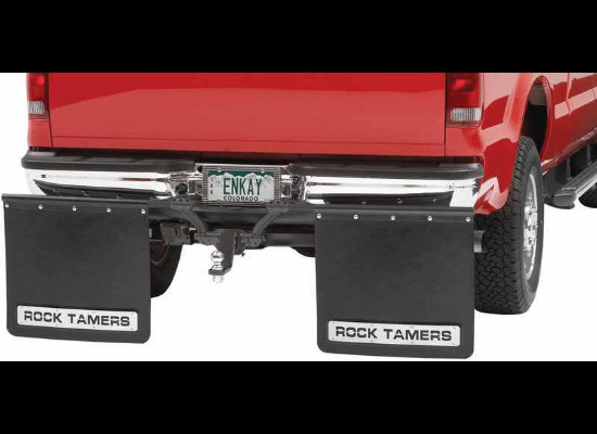 ROCK TAMERS HD, ADJUSTABLE MUD FLAP SYSTEM FOR 2-1/2" HITCH