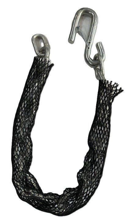 27" LONG 1/4" SAFETY CHAIN WITH S HOOK LATCH - REAR SURE-TRAC DUMP DOOR CHAIN, GR30