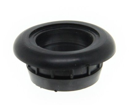 PCV GROMMET FOR 3/4" ROUND CLEARANCE AND SIDE MARKER LIGHTS - FLUSH MOUNT, BLACK