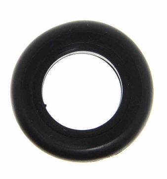 PCV GROMMET FOR 3/4" ROUND CLEARANCE AND SIDE MARKER LIGHTS - FLUSH MOUNT, BLACK
