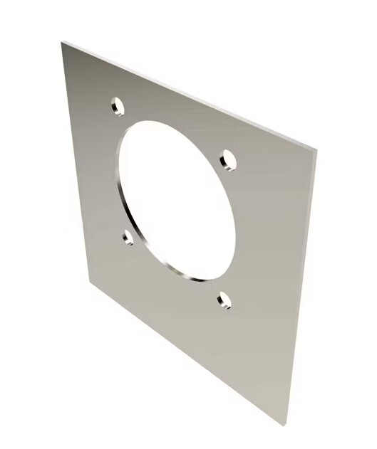 D-RING BACKING PLATE FOR RDR801 D-RING, ZINC