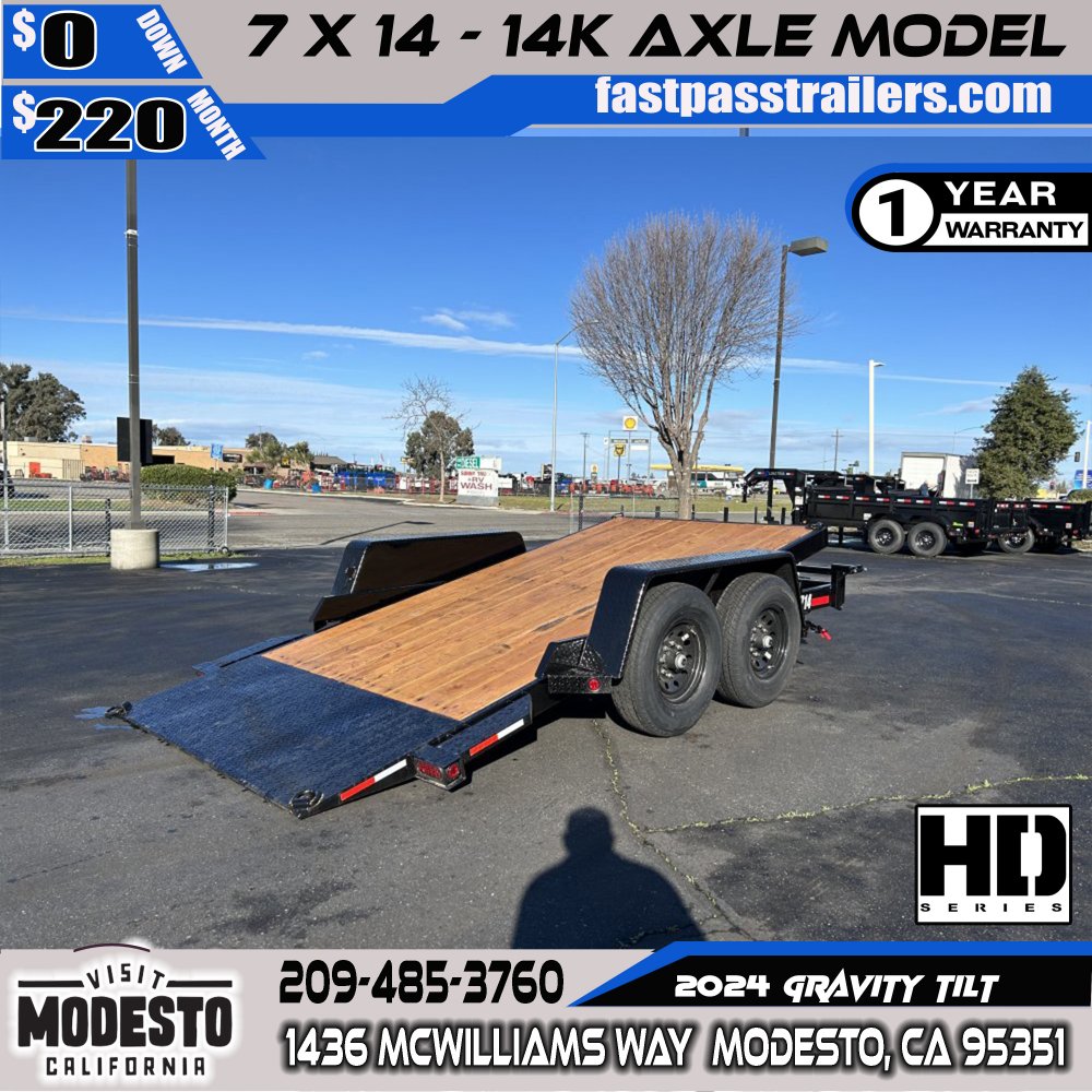 2024 R & J Trailers Inc GT-7X1427 Tilt