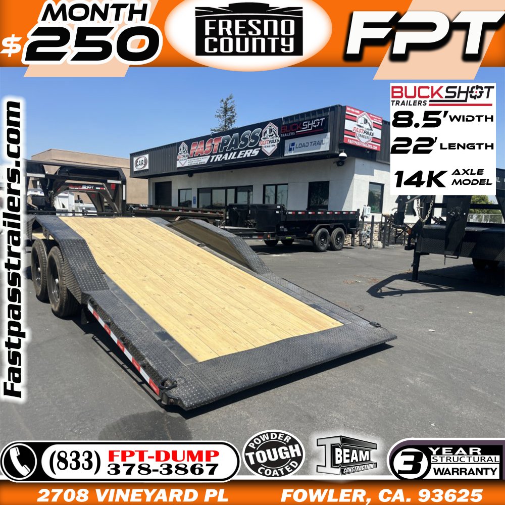 2025 BUCKSHOT TRAILERS AR 22T Tilt