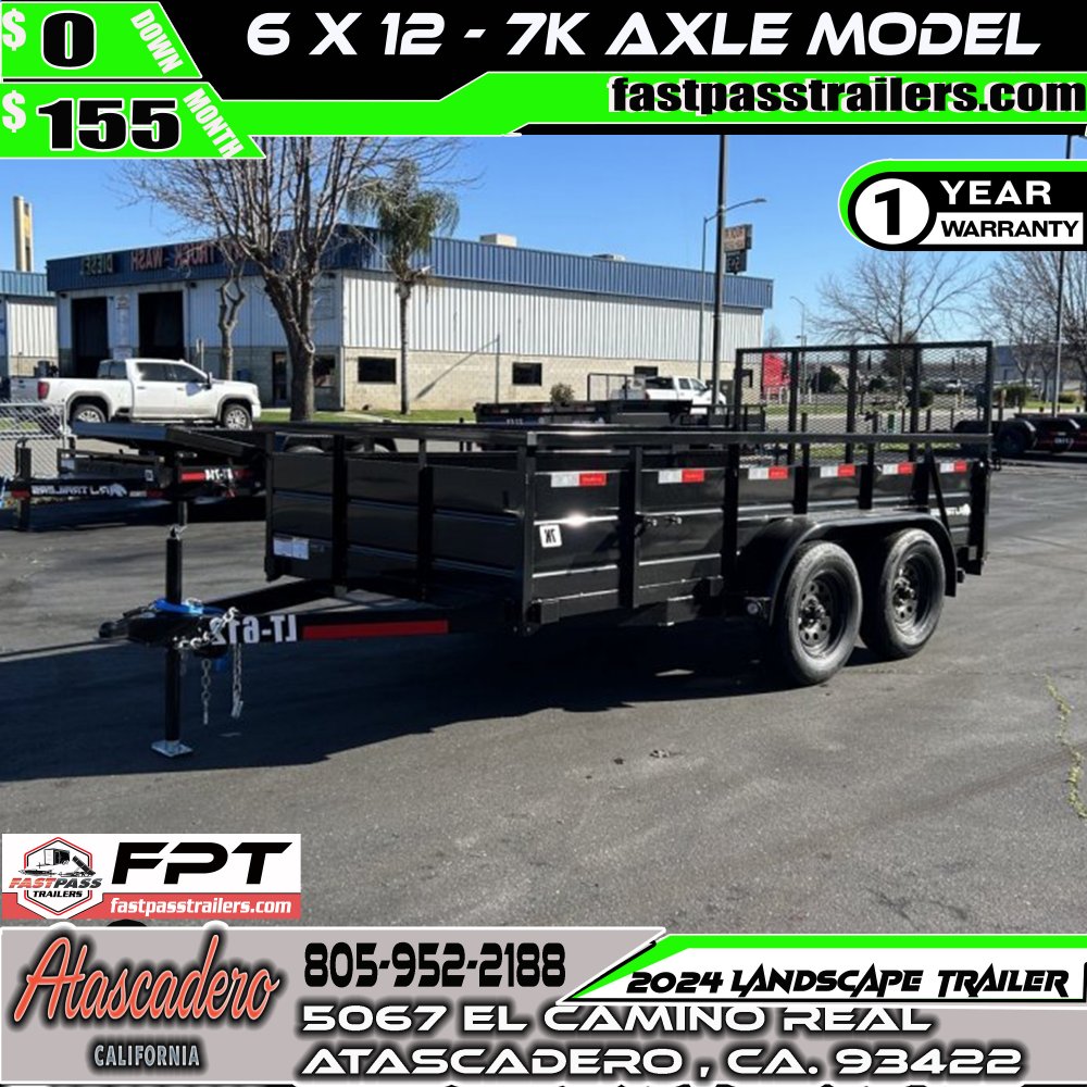 2025 R & J Trailers Inc Lt-6x12 Landscape