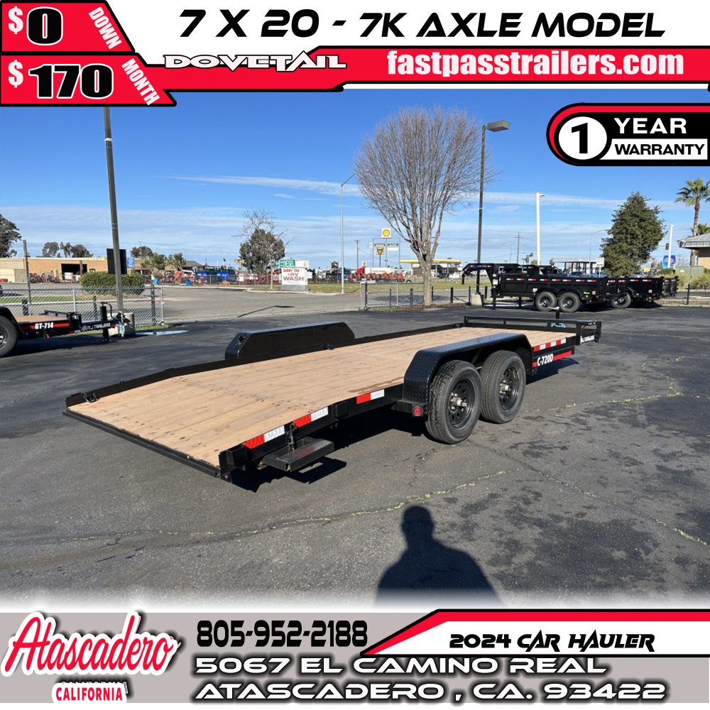 2025 R & J Trailers Inc C-7x20D Car / Racing Trailer