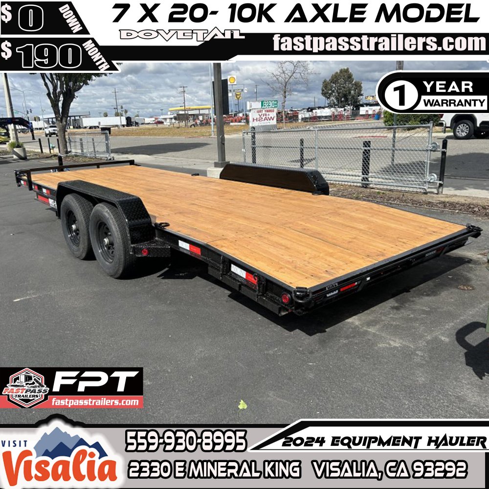 2024 R & J Trailers Inc E-7x20d Equipment