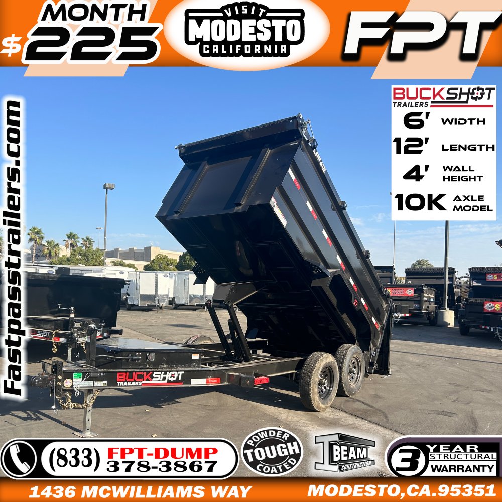 2025 BUCKSHOT TRAILERS LPF412 Dump