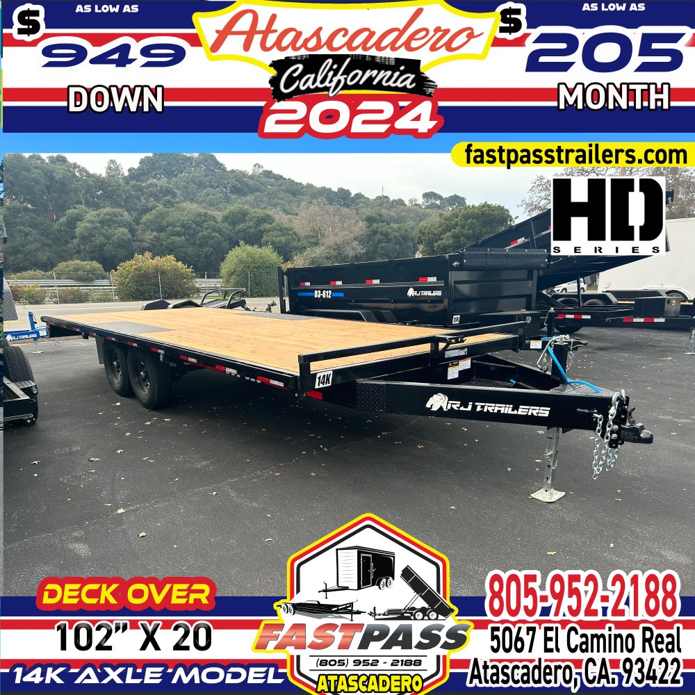 2024 R & J Trailers Inc Dov-8x20 Deck Over