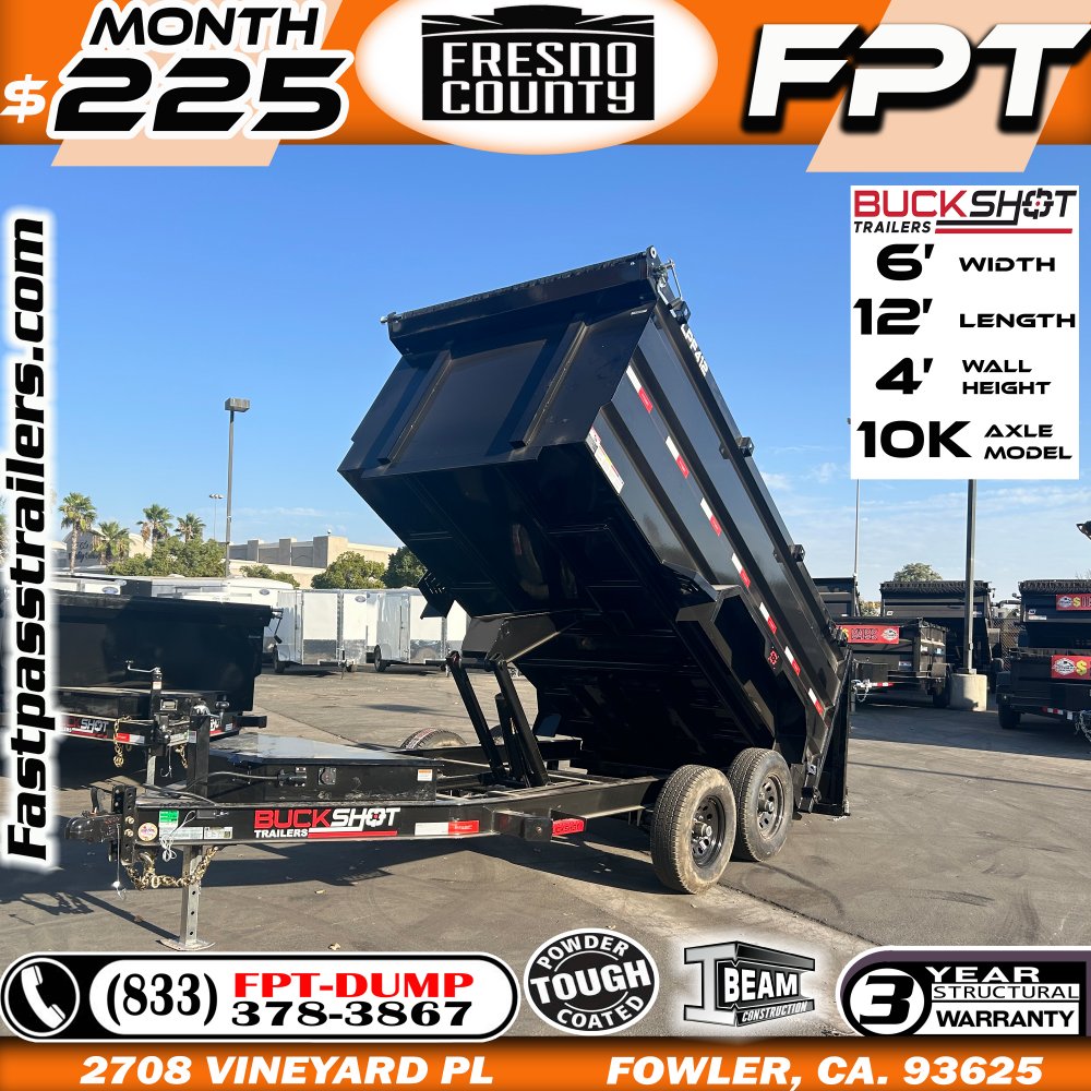 2025 BUCKSHOT TRAILERS LPF412 Dump