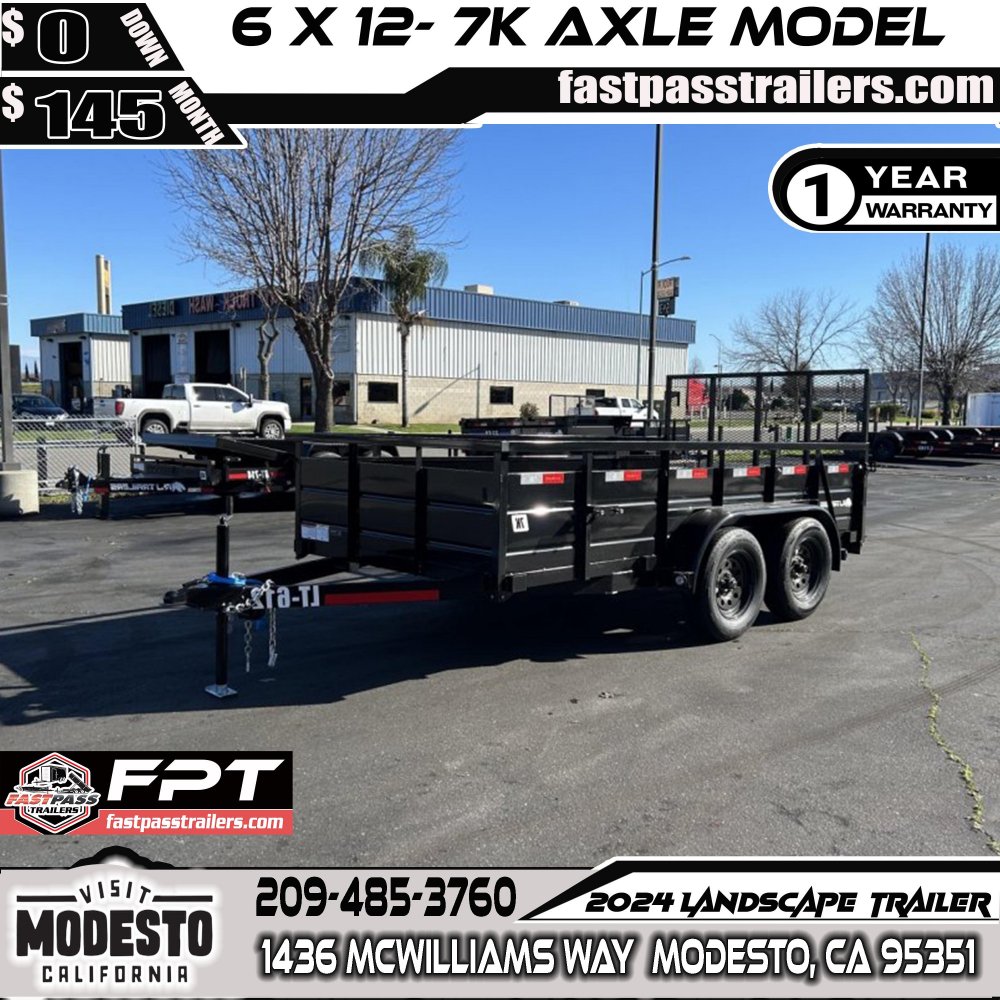 2025 R & J Trailers Inc Lt-6x12 Landscape