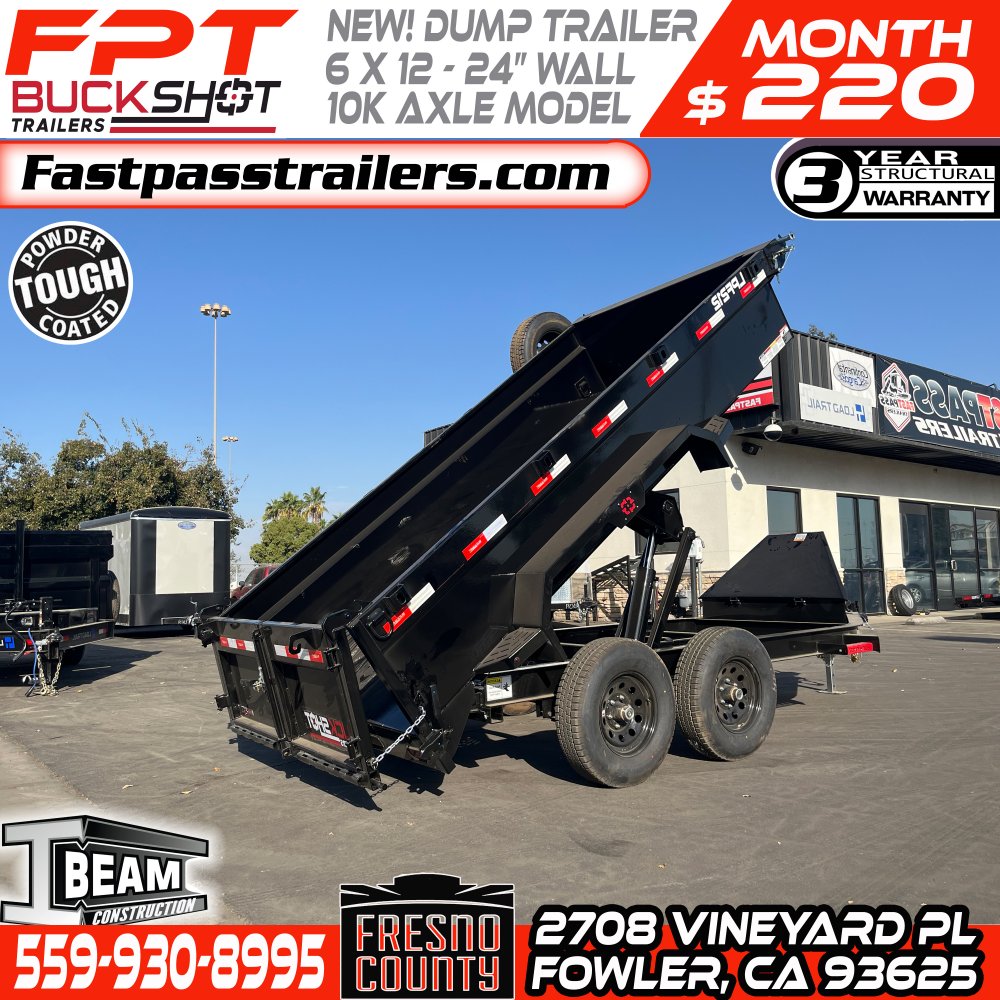 2025 BUCKSHOT TRAILERS LPF212 Dump