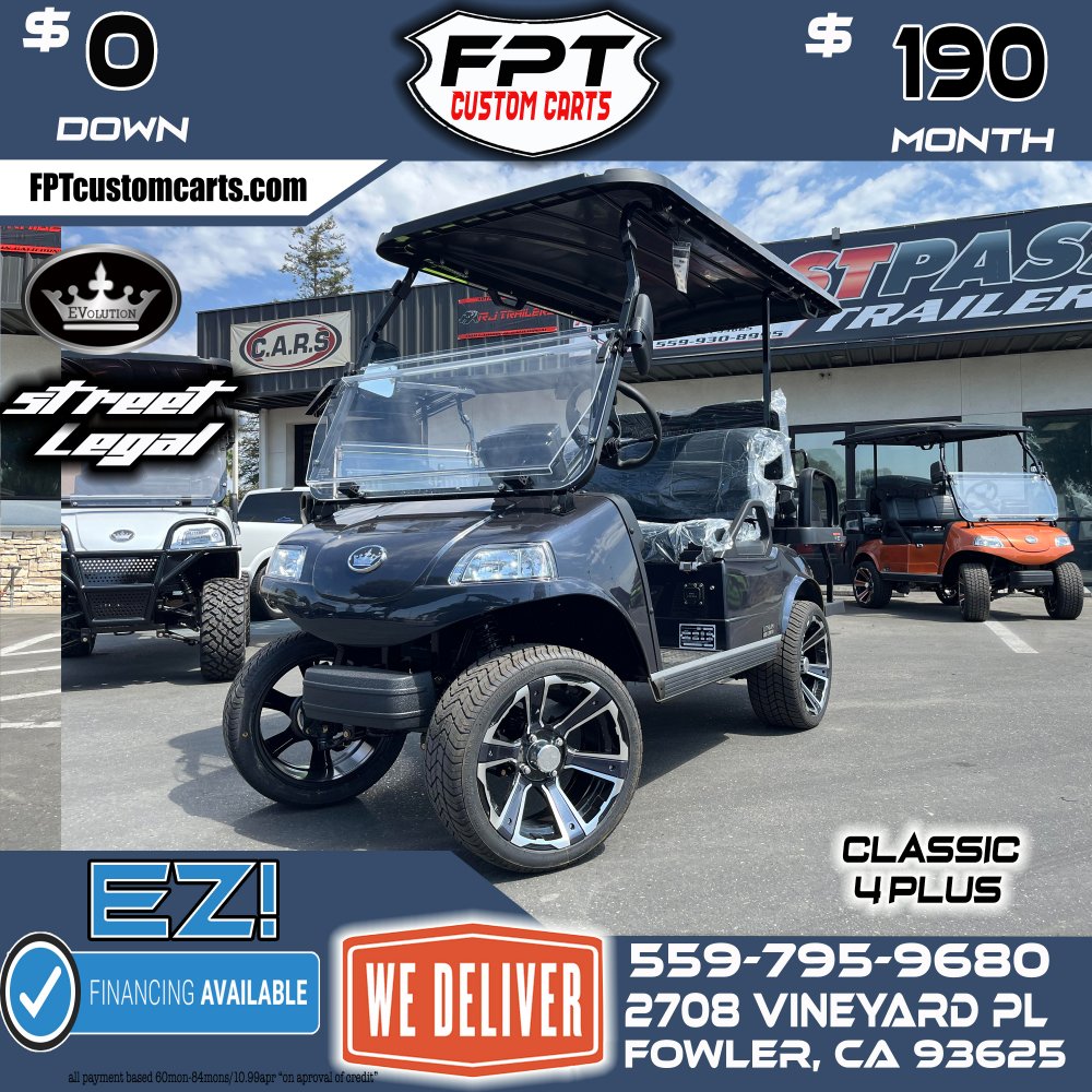 2024 EVOLUTION EV CLASSIC 4 PLUS Golf Cart