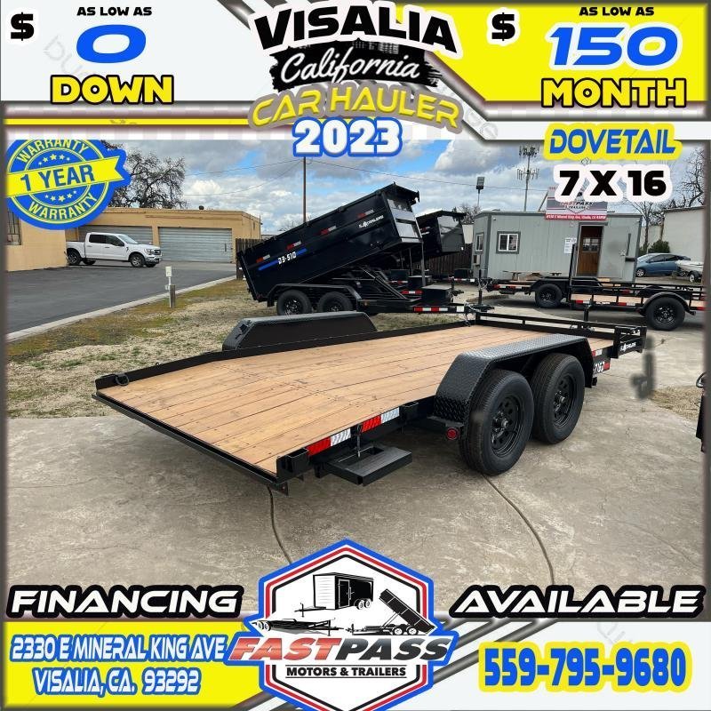 2023 R & J Trailers Inc C-7x16D Car / Racing Trailer