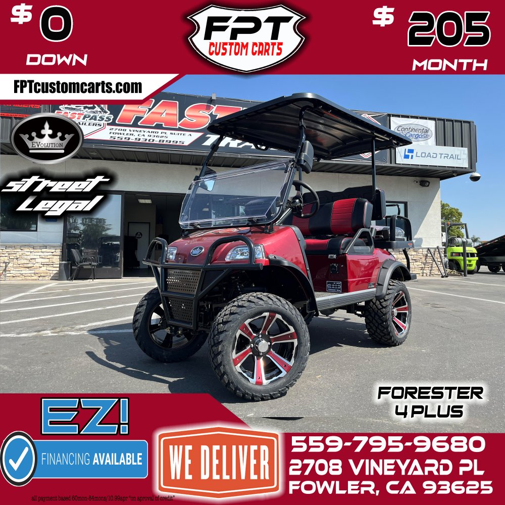 2024 EVOLUTION EV FORESTER 4 PLUS Golf Cart