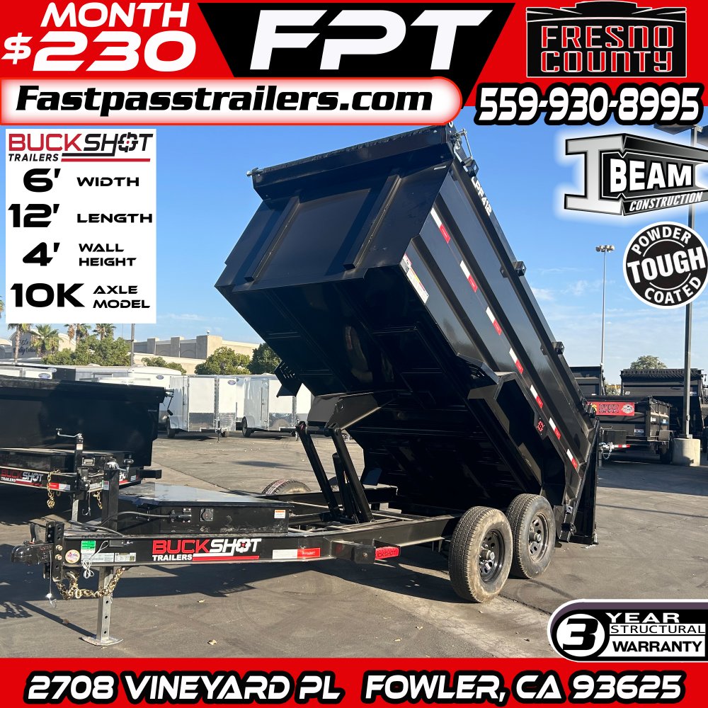 2025 BUCKSHOT TRAILERS LPF412 Dump