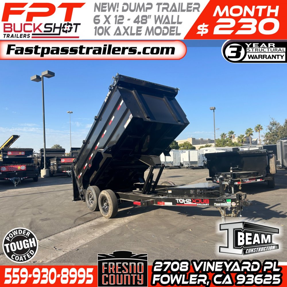 2025 BUCKSHOT TRAILERS LPF412 Dump