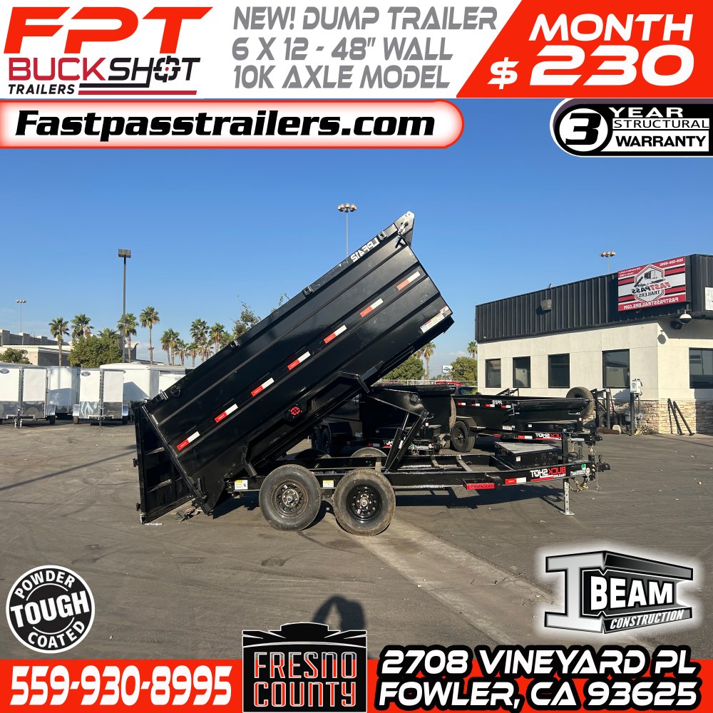 2025 BUCKSHOT TRAILERS LPF412 Dump