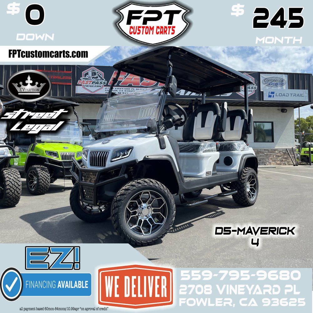 2024 EVOLUTION EV D5-MAVERICK 4 Golf Cart