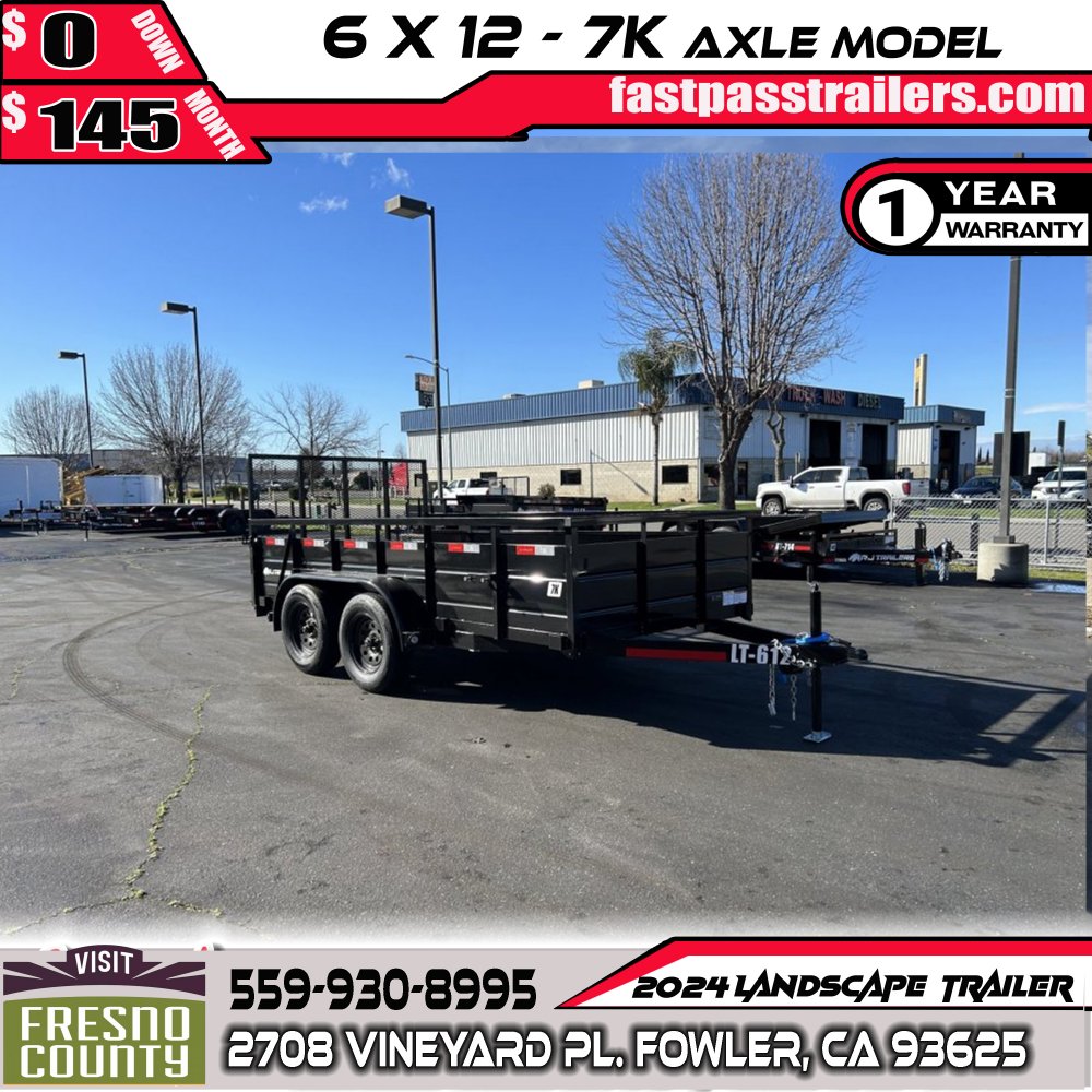 2024 R & J Trailers Inc Lt-6x12 Landscape