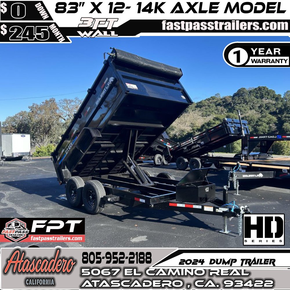 2024 R & J Trailers Inc HD3-7x12 Dump