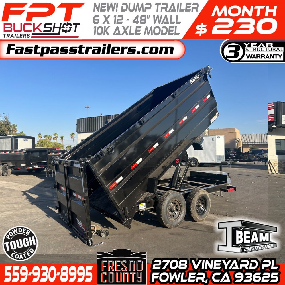 2025 BUCKSHOT TRAILERS LPF412 Dump