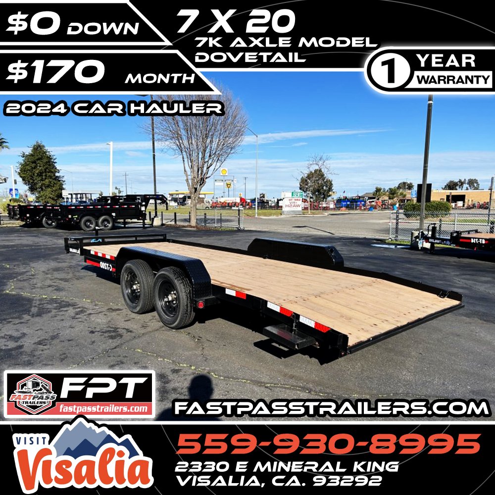 2025 R & J Trailers Inc C-7x20D Car / Racing Trailer