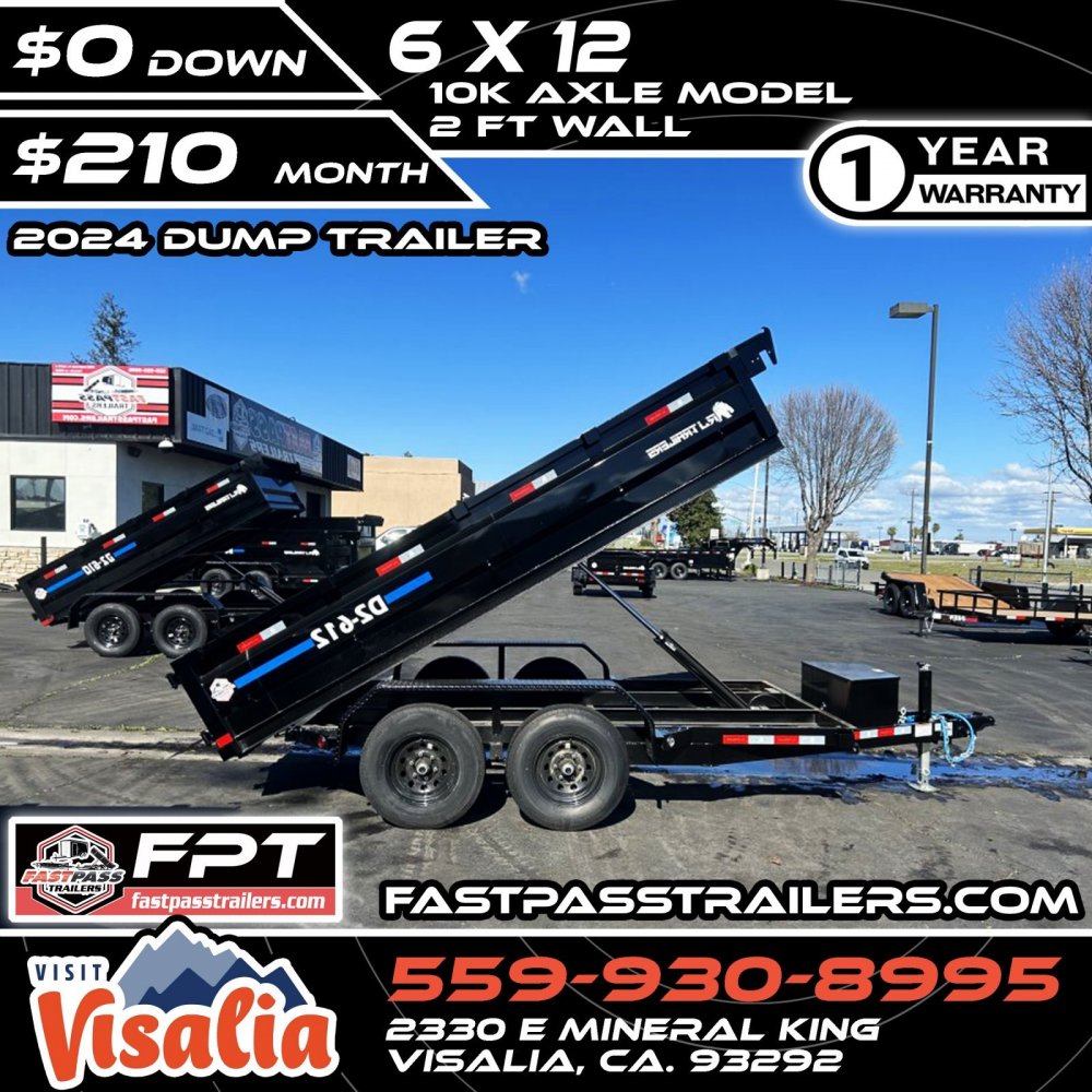 2025 R & J Trailers Inc D2-6x12 Dump