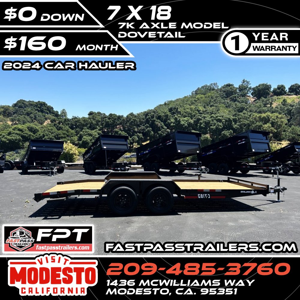 2025 R & J Trailers Inc C-7x18D Car / Racing Trailer