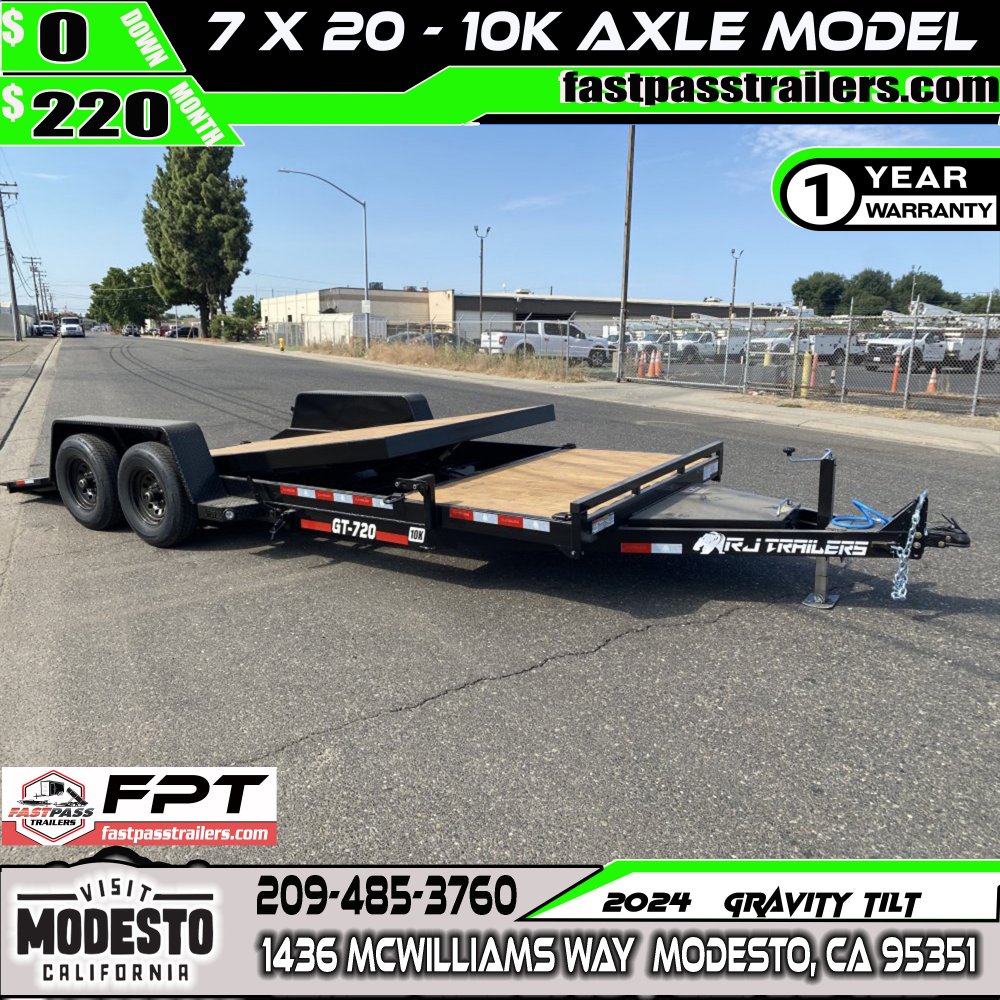 2024 R & J Trailers Inc Gt-7x2025 3/4 tilt Tilt