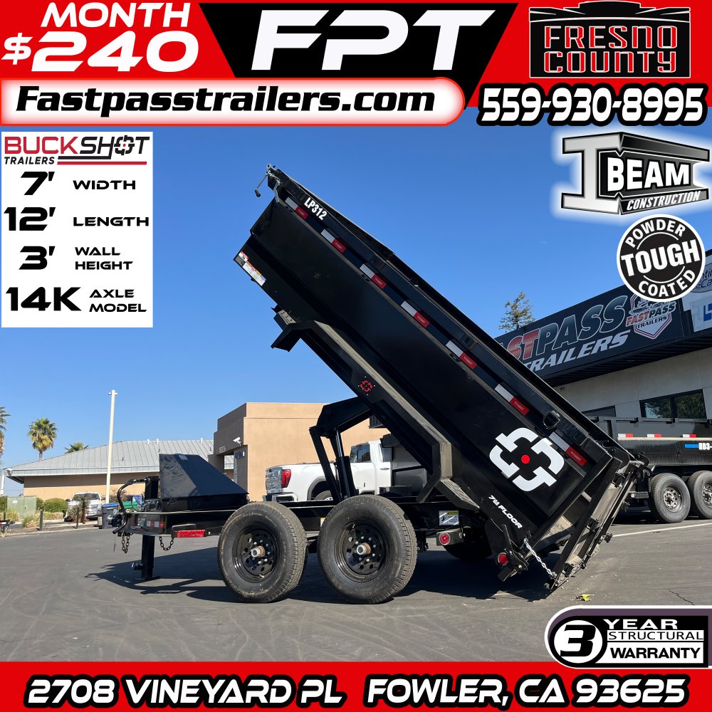 2025 BUCKSHOT TRAILERS LP312 Dump